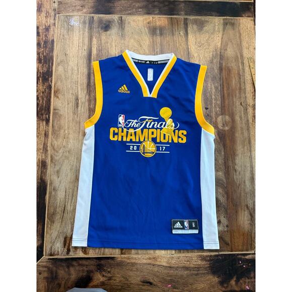 Adidas The Finals Champions Jersey S Golden State Warriors Stephen Curry 2017 - Picture 1 of 6